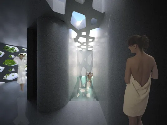 Bild: Mobile Spaeinheit für eine Temporäre Nutzung