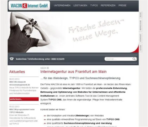 Bild: WACON relauncht eigenen Webauftritt