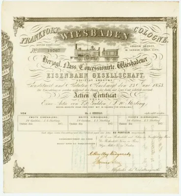 HWPH AG versteigert Linde-Aktie mit Original-Signatur Carl von Linde Bild: HWPH AG versteigert Linde-Aktie mit Original-Signatur Carl von Linde