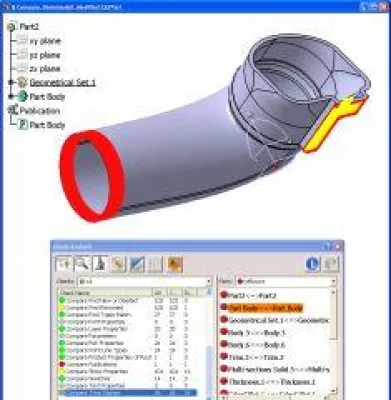 Bild: Mit Q-Compare CATIA Modelle vergleichen
