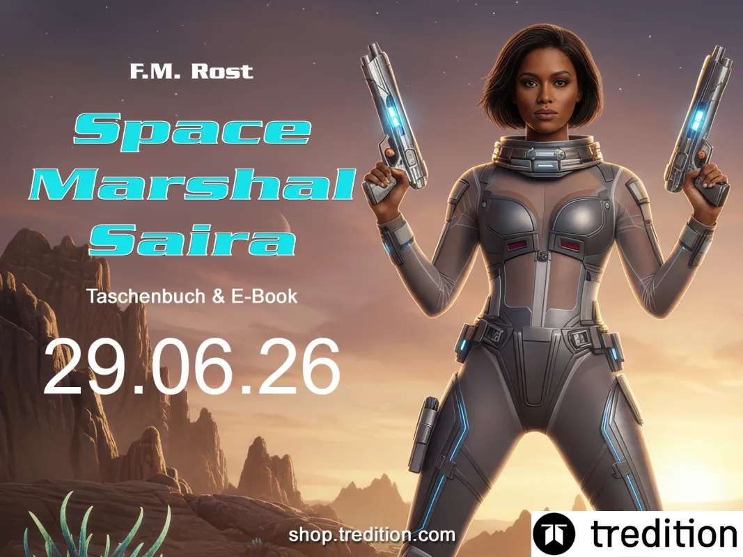 Space Marshal Saira - Eine Sci-Fi Novelle von F.M. Rost (© Frank-Michael Rost 2026)