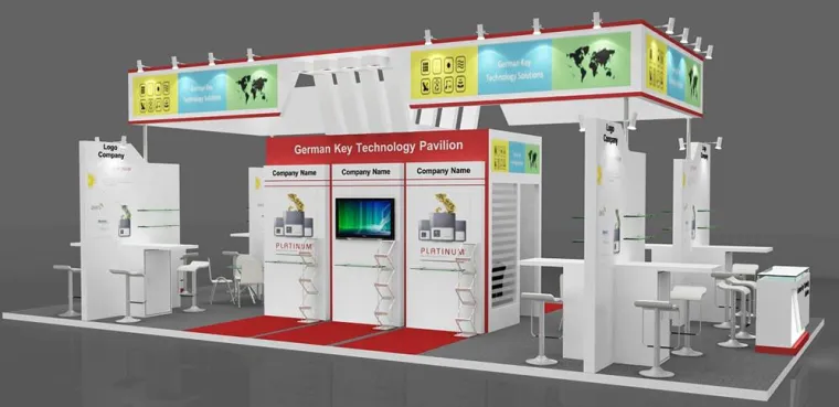 Bild: German Key Technology Pavilion auf der 8. Renewable Energy India Expo 2014 in Delhi
