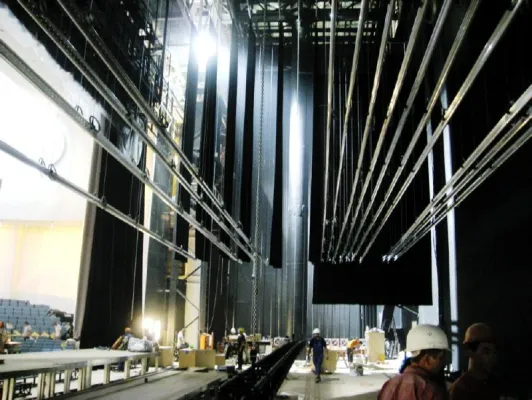 Bild: Bühnentechnik: Schoko pro baut Bühnen-Obermaschinerie in Taschkent