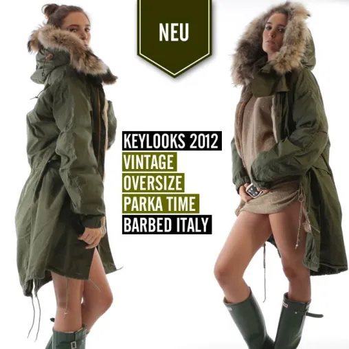Bild: Wieder da. Das Saison-Highlight: Barbed Parka im Vintage-Military-Style