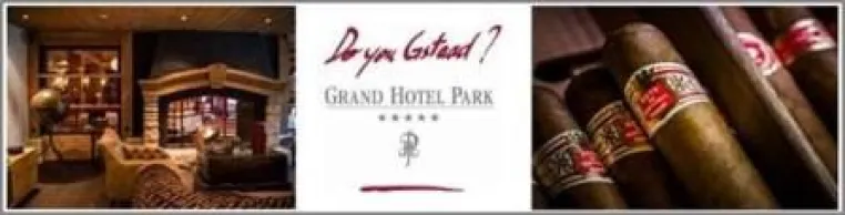Momente des reinen Genuss – Die Cigar Lounge im Grand Hotel Park, Gstaad Bild: Momente des reinen Genuss – Die Cigar Lounge im Grand Hotel Park, Gstaad