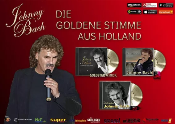 Bild: Johnny Bach mit Gold- und Platin-Award prämiert
