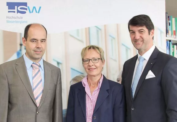 Bild: Neues Präsidium der Hochschule Weserbergland gewählt