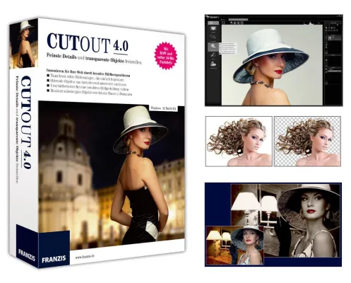 Bild: Neues FRANZIS CutOut 4.0 - exaktes Freistellen und kreative Fotomontagen