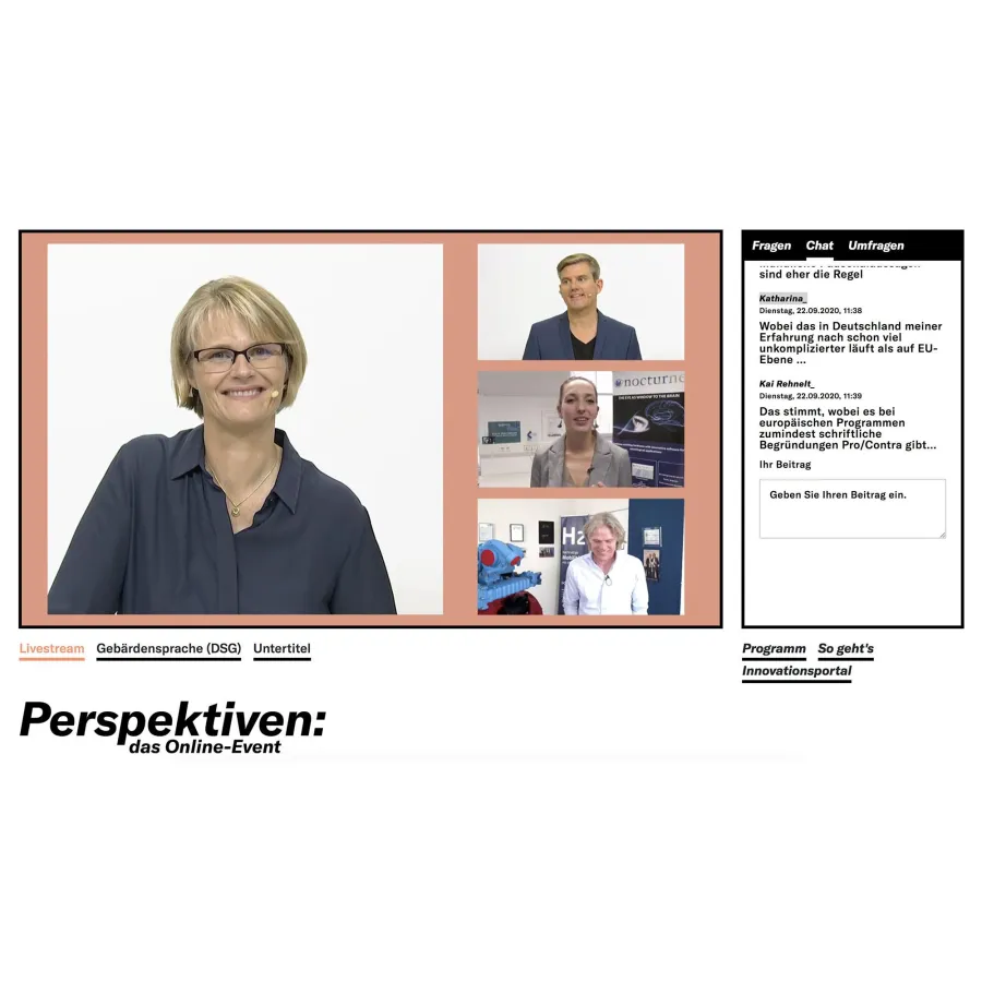 KEYOU (unten rechts) mit Anja Karliczek, Bild: innovationsland-deutschland.de