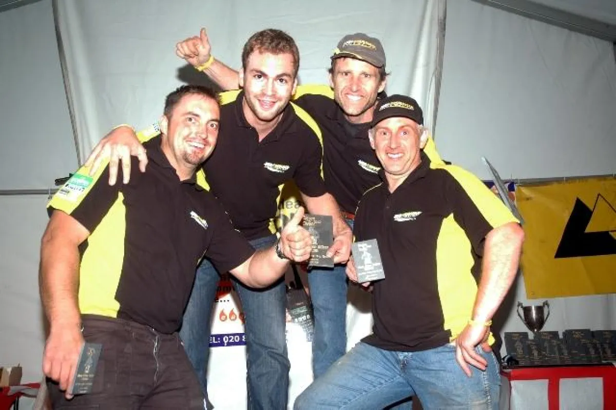 Riesenfreude bei Touratech Racing nach dem großartigen Erfolg in Wales.