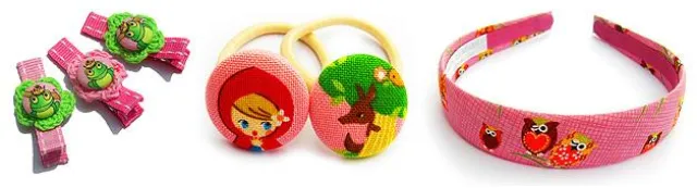 Bild: Die neue Haaraccessoire-Kollektion 2009 von Abouki bringt (nicht nur) Kinderaugen zum Leuchten