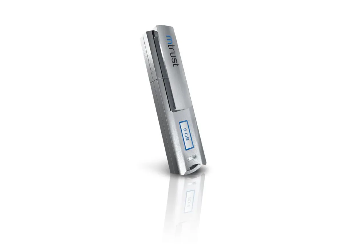 Endlich sicher: mobile Daten mit mTrust USB-Sticks