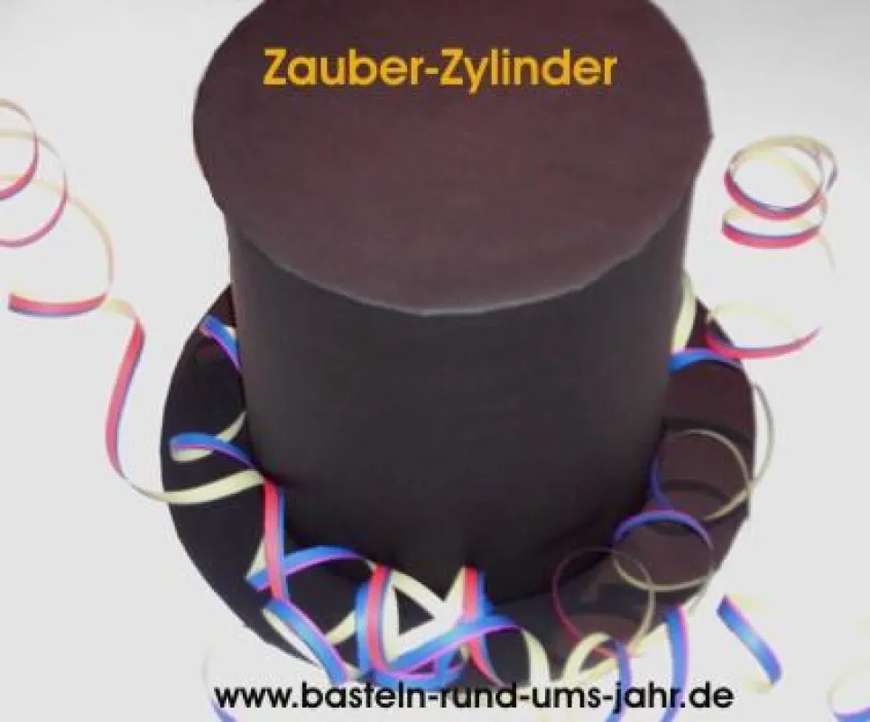 Zauber Zylinder und Faschingsmasken selber basteln