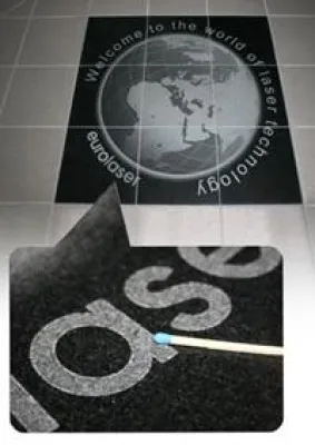 Bild: Lasergravur auf Granit