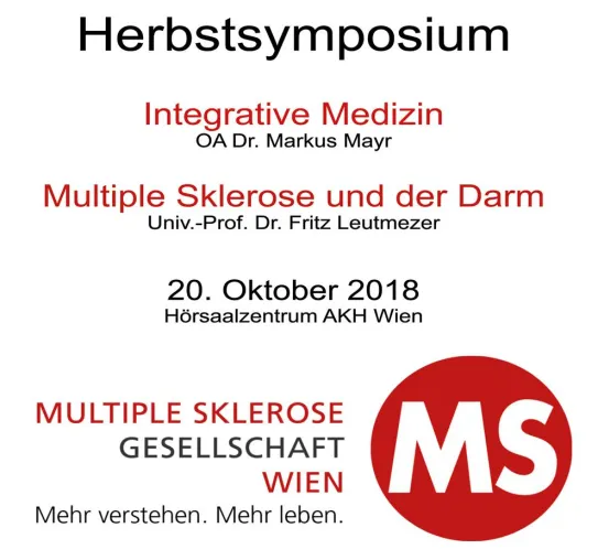 Bild: Multiple Sklerose Herbstsymposium am 20. Oktober 2018, AKH Wien