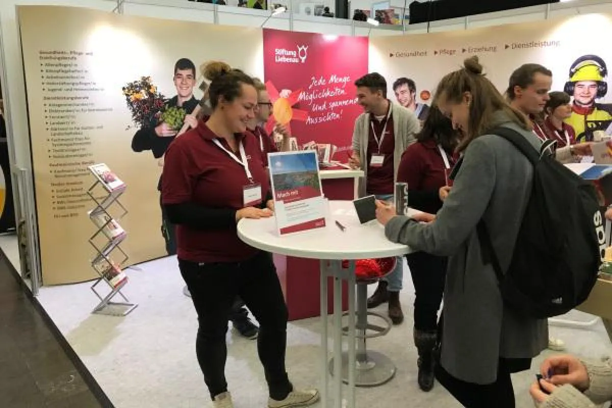 Interessierte Schüler informierten sich über Ausbildungsmöglichkeiten in der Stiftung Liebenau