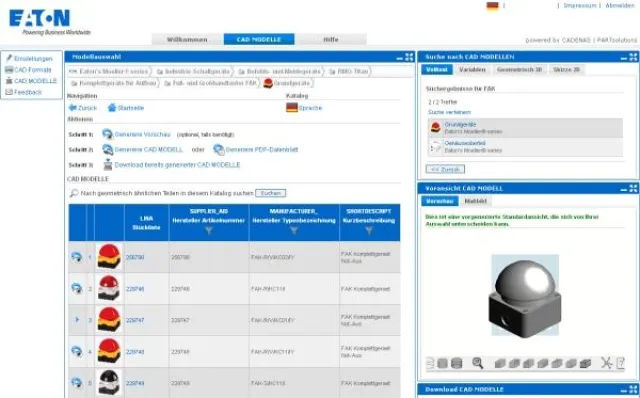 Bild: 3D CAD Downloadportal von Eaton begeistert mit neuen Suchfunktionen