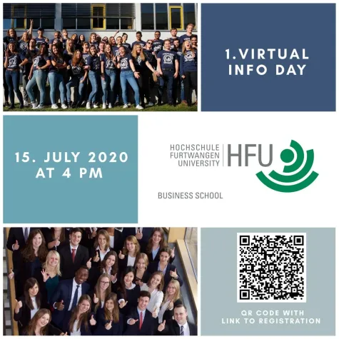 Bild: Studieren an der HFU Business School:  Erster Online Infotag am Mittwoch, den 15.07.2020 um 16 Uhr MEZ