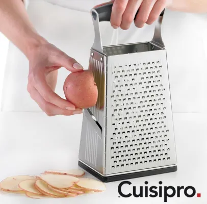 Bild: Das neue Surface Glide Technology Reiben-Sortiment von CUISIPRO