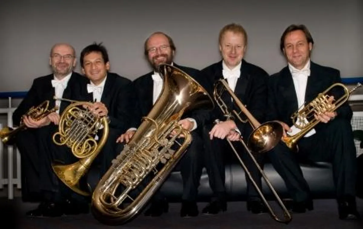 Das Blechbläserquintett der Bamberger Symphoniker ist im Adventskonzert am 29. November zu hören