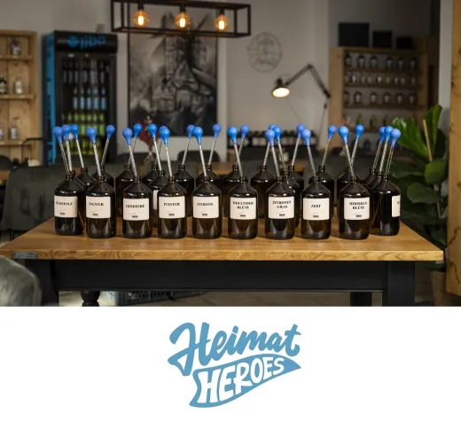 Bild: Ginique - Das Komplettset für individuelle Gin-Kreationen bereichert die Tasting- und Eventbranche