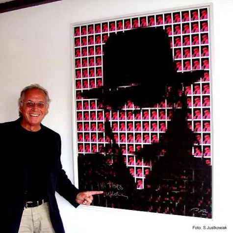 Bild: Signiertes Udo Lindenberg Portrait für humanitäre Hilfe in Afrika