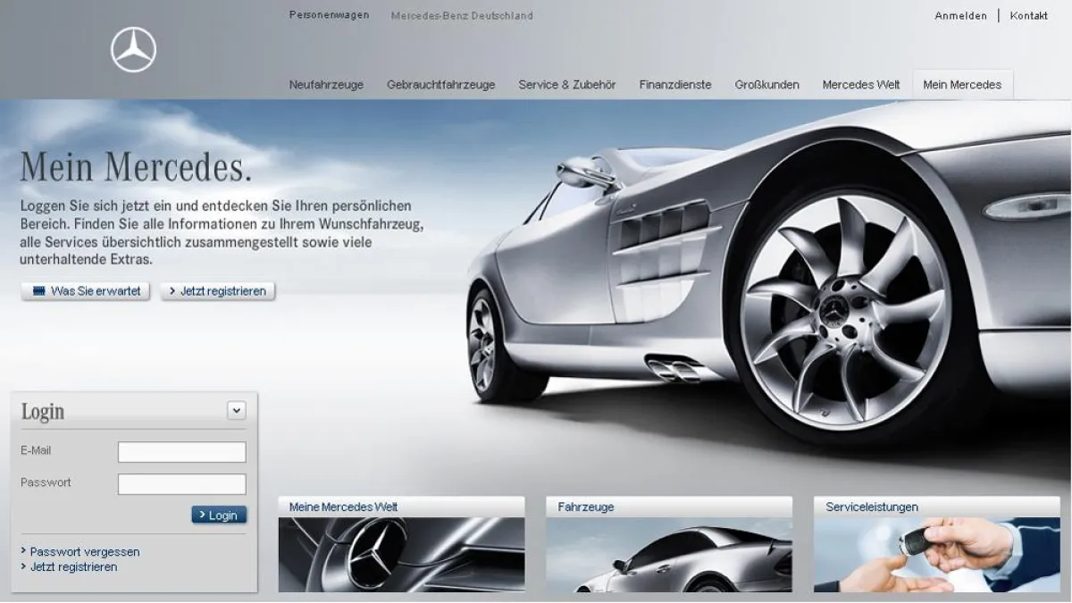 Mein Mercedes: www.mercedes-benz.de