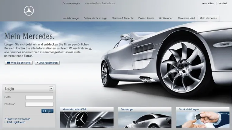 Bild: NOLTE&LAUTH personalisiert mit „Mein Mercedes“ den Mercedes-Benz Internetauftritt