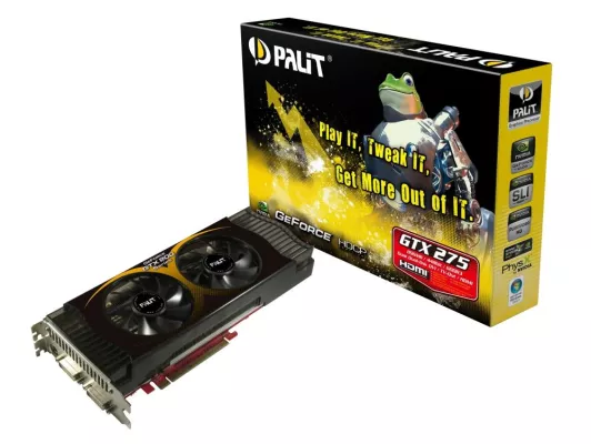 Bild: Palit liefert als Erster die GeForce® GTX275 aus