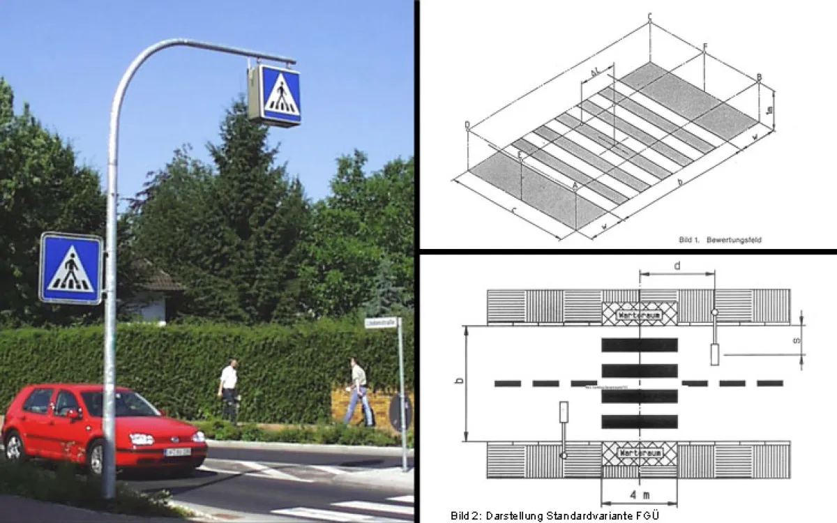 Fußgänger Überwegbeleuchtung