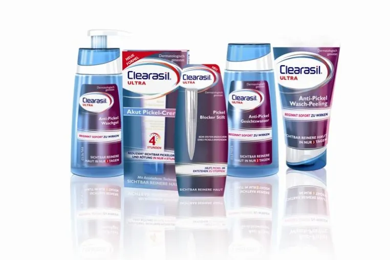 Bild: Mit Clearasil Ultra Pickel ganz einfach abschreiben