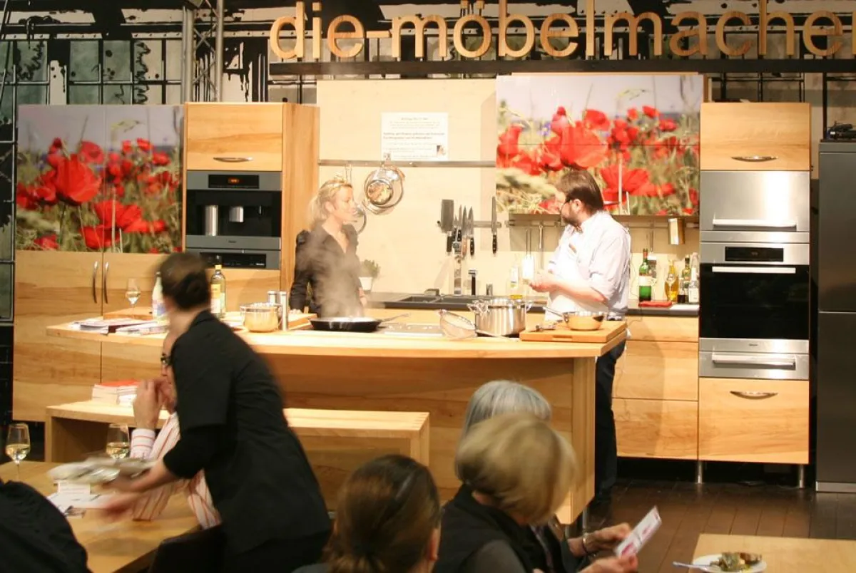 Ernährungsexperte herwig Danzer moderiert die Kochshows auf der Hersbrucker Gewerbeschau