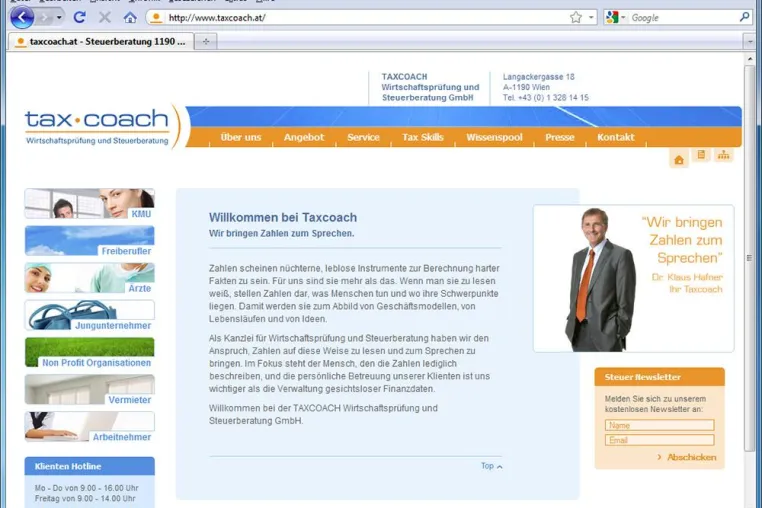 Bild: Steuerberater: Neue Klienten gewinnen durch eine ansprechende Website