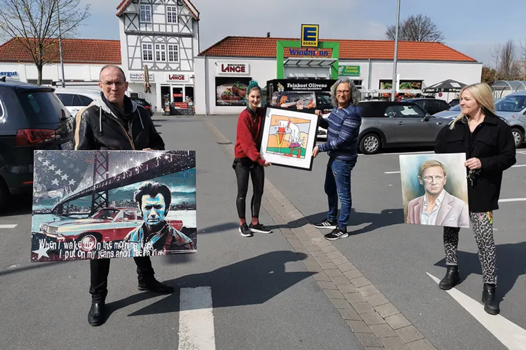Bild: Kunst im EDEKA Windmann Frischecenter 