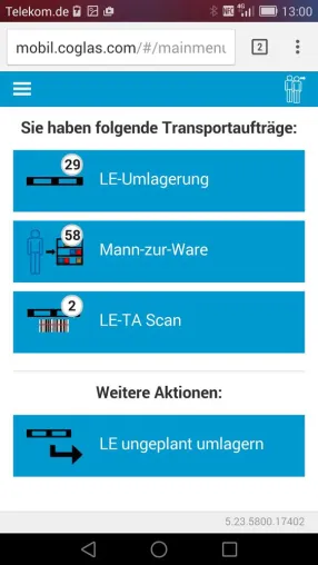 Bild: COGLAS® LOGISTIC SUITE - LogiMAT 2016
