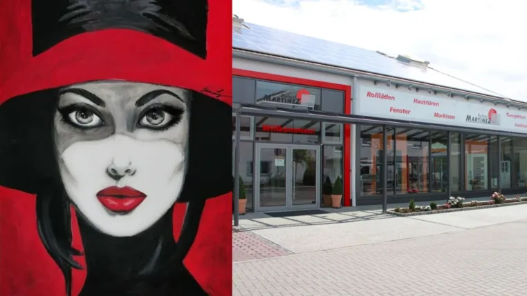 Bild: "La Femme Rouge": Kunst und Markisen vereint – Karen Ly und Rafael Martinez GmbH in Karben