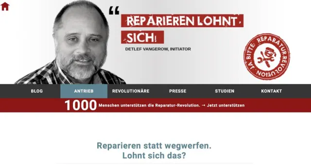 Bild: 998 – 999 – 1000: Die Reparatur-Revolution auf dem Vormarsch