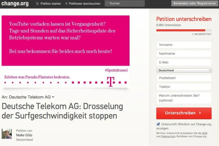 Bild: 18-jähriger Abiturient kämpft gegen die Telekom