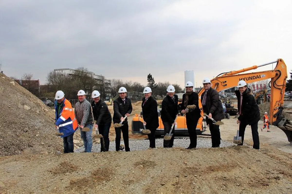 Spatenstich des Urban.In Ingolstadt