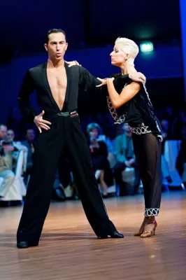 Bild: Michael Malitowski und Joanna Leunis beim Euro Dance Festival 2012