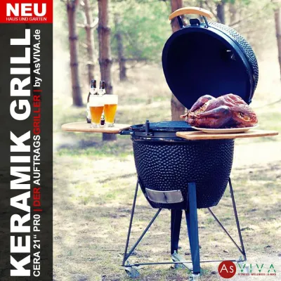 Keramik-Grills und mehr - Neues „Haus und Garten“ Sortiment bei AsVIVA Bild: Keramik-Grills und mehr - Neues „Haus und Garten“ Sortiment bei AsVIVA