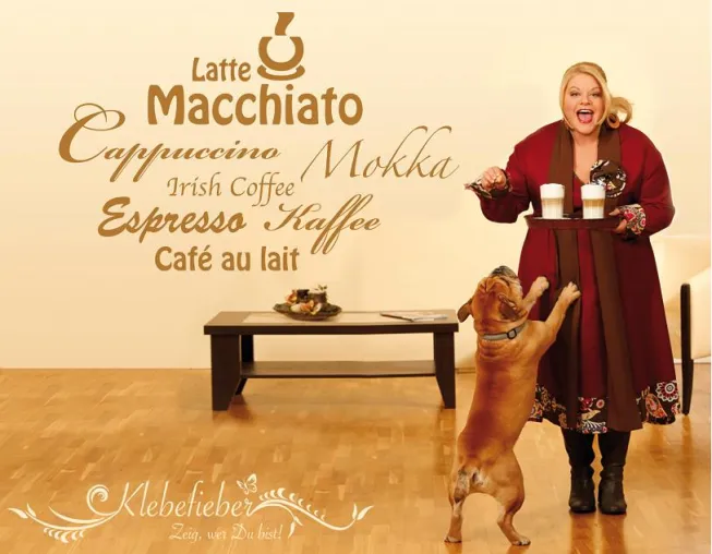 Bild: Tine Wittler im Klebefieber – Partnerschaft mit Wandtattoo-Onlineshop Klebefieber.de