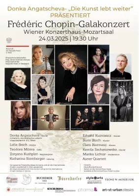 Bild: Hommage an Chopin und Liszt: Frédéric Chopin-Gala im Wiener Konzerthaus