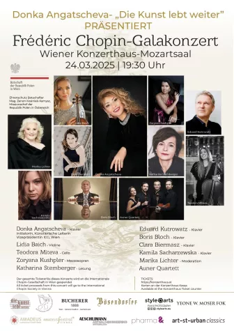 Bild: Hommage an Chopin und Liszt: Frédéric Chopin-Gala im Wiener Konzerthaus