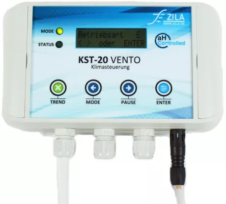 Bild: KST-20 Vento – multifunktionale Klimasteuerung zur intelligenten Entfeuchtung, Lüftung und Kühlung von Räumen