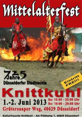 Bild: Düsseldorfer feiern ihr 725. Stadtjubiläum mit einem großen Mittelalterfest