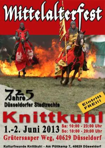 Bild: Düsseldorfer feiern ihr 725. Stadtjubiläum mit einem großen Mittelalterfest