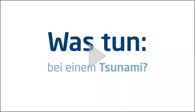 Bild: Die ERV zum Verhalten bei Tsunamis