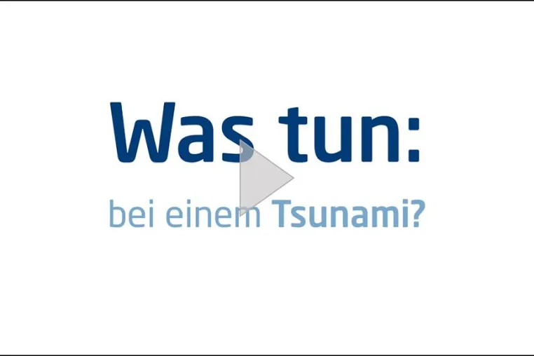 Die ERV zum Verhalten bei Tsunamis Bild: Die ERV zum Verhalten bei Tsunamis