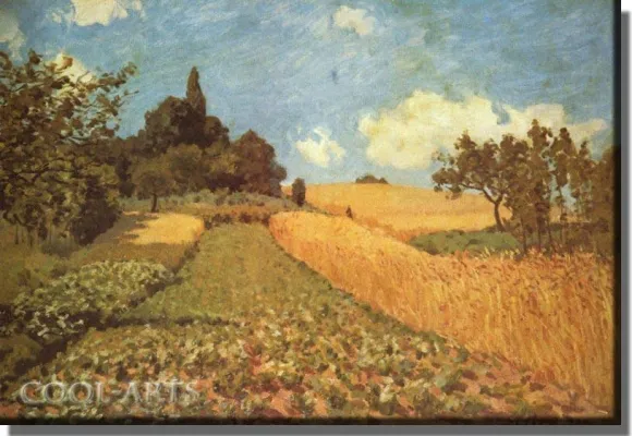Bild: Reproduktionen von Gemälden von Alfred Sisley sind in Mode